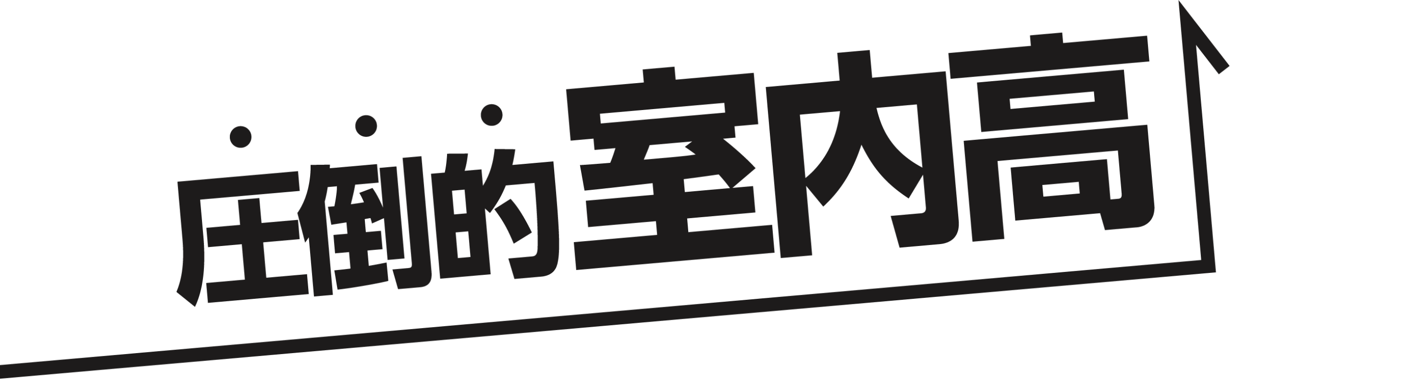 圧倒的室内高